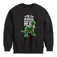 thumbnail image 1 of Toy Story - I'm Nervous Rex - Toddler And Youth Crewneck Fleece Sweatshirt, 1 of 5