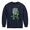 thumbnail image 1 of Toy Story - I'm Nervous Rex - Toddler And Youth Crewneck Fleece Sweatshirt, 1 of 5