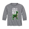 thumbnail image 1 of Toy Story - I'm Nervous Rex - Toddler And Youth Long Sleeve Graphic T-Shirt, 1 of 5