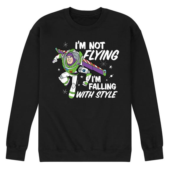 Toy Story - I'm Not Flying - Men's Crew Neck Fleece Pullover