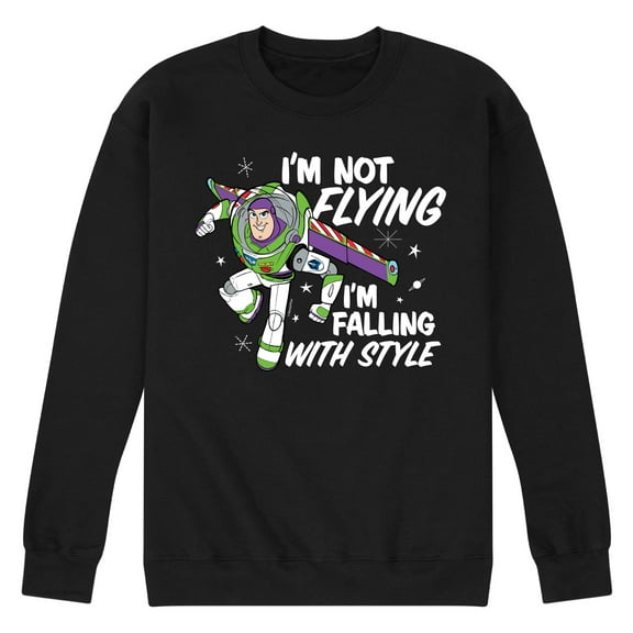 Toy Story - I'm Not Flying - Men's Crew Neck Fleece Pullover