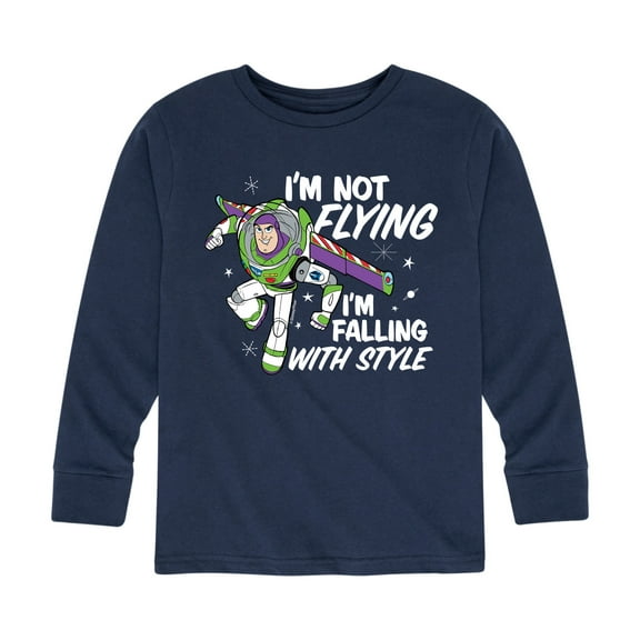 Toy Story - I'm Not Flying - Toddler And Youth Long Sleeve Graphic T-Shirt