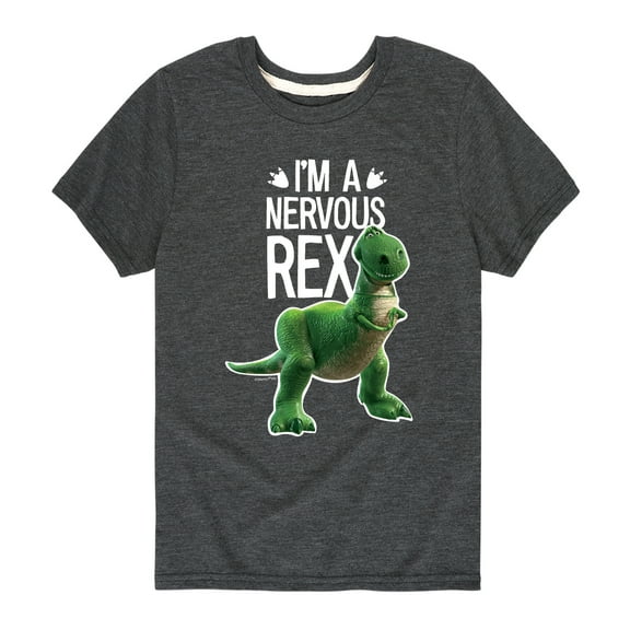 Toy Story - I'm a Nervous Rex - Toddler And Youth Short Sleeve Graphic T-Shirt