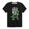 thumbnail image 1 of Toy Story - I'm a Nervous Rex - Toddler And Youth Short Sleeve Graphic T-Shirt, 1 of 5