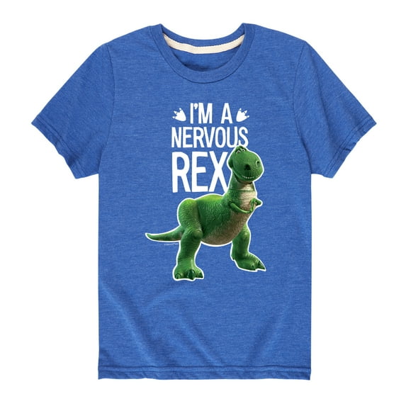 Toy Story - I'm a Nervous Rex - Toddler And Youth Short Sleeve Graphic T-Shirt