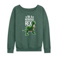 thumbnail image 1 of Toy Story - I'm a Nervous Rex - Women's Lightweight French Terry Long Sleeve Shirt, 1 of 5