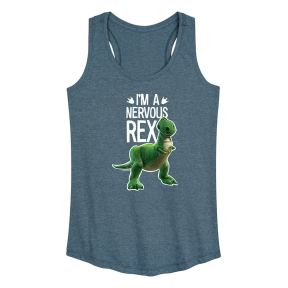 Toy Story - I'm a Nervous Rex - Women's Racerback Tank Top