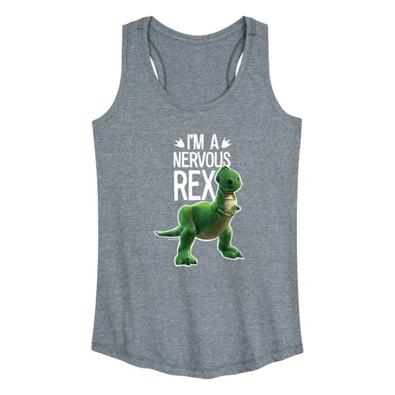 Toy Story - I'm a Nervous Rex - Women's Racerback Tank Top