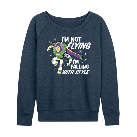 Toy Story - Im Not Flying - Women's Lightweight French Terry Long Sleeve Shirt