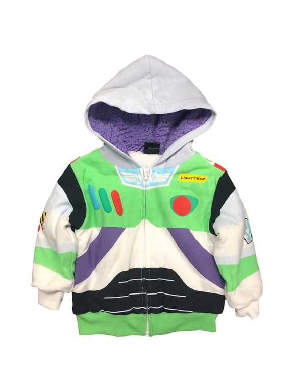 Toy Story Infant & Toddler Boys Sherpa Buzz Lightyear Hoodie Sweatshirt 12m