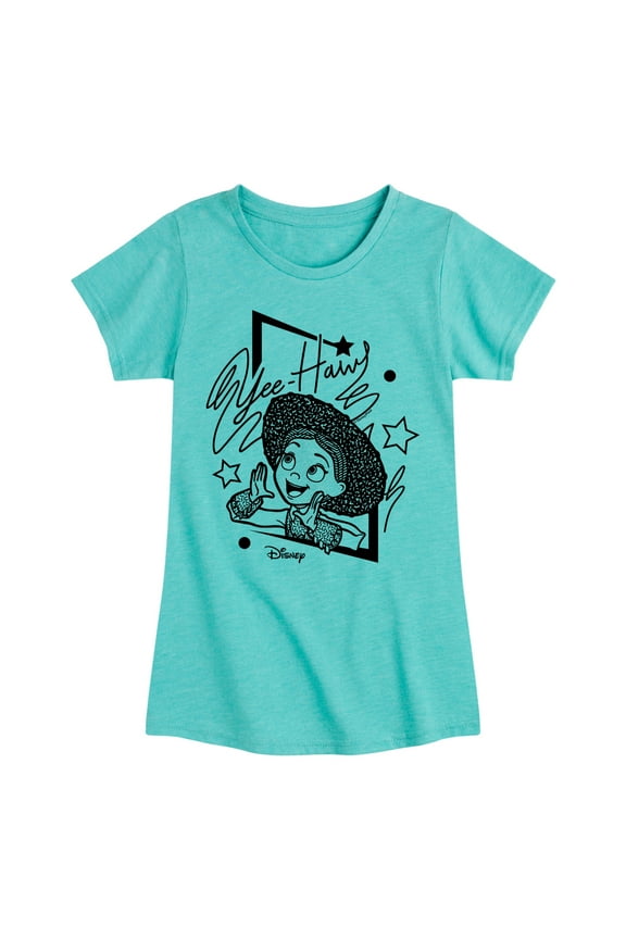 Toy Story - Jesse Yeehaw - Toddler & Youth Girls Short Sleeve Graphic T-Shirt