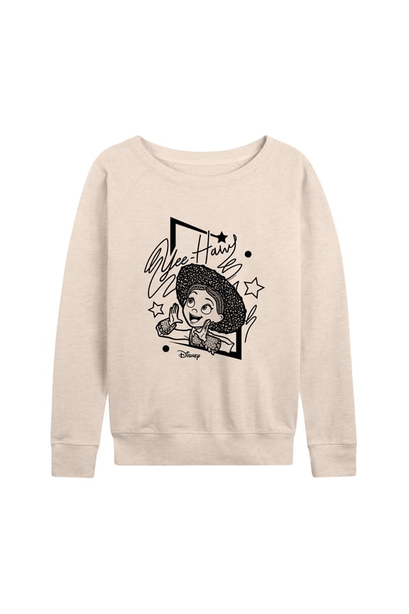 Toy Story - Jesse Yeehaw - Women's Lightweight French Terry Long Sleeve Shirt