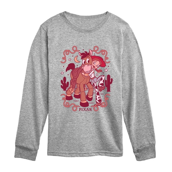 Toy Story - Jessie Cowgirl - Youth Boys Long Sleeve Graphic T-Shirt