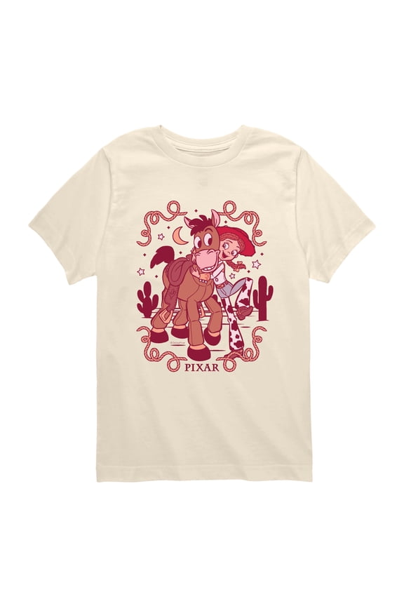 Toy Story - Jessie Cowgirl - Youth Boys Short Sleeve Graphic T-Shirt