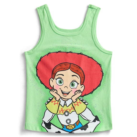 Toy Story Jessie Girls Gradient Rhinestone Character Graphic Tank Top, Sizes 4-16
