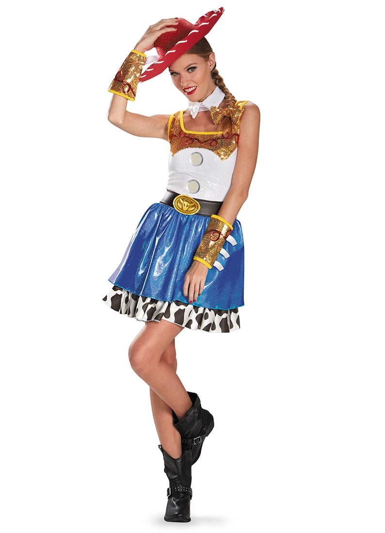 Womens Toy Story Jessie Glam Halloween Costume size Small 4-6