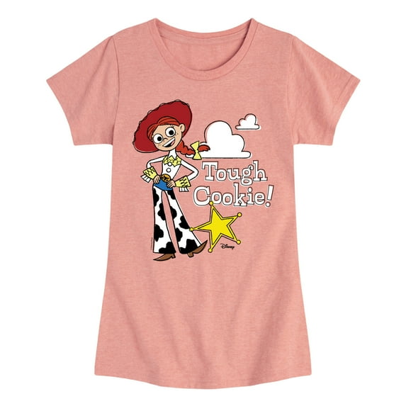 Toy Story - Jessie Tough Cookie - Toddler & Youth Girls Short Sleeve Graphic T-Shirt