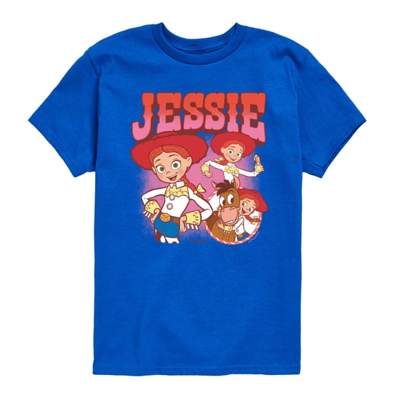 Toy Story - Jessie Toy Story Bootleg - Youth Boys Short Sleeve Graphic T-Shirt