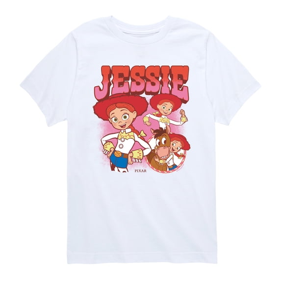 Toy Story - Jessie Toy Story Bootleg - Youth Boys Short Sleeve Graphic T-Shirt