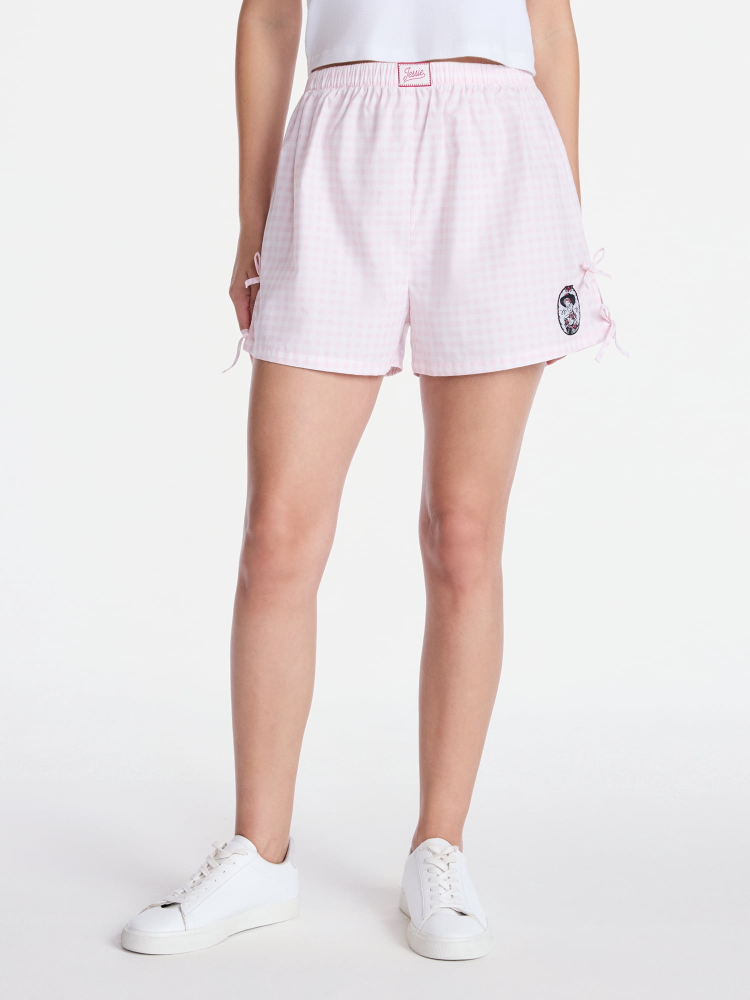 Toy Story Jessie Women's Checkered Boxer Shorts, Sizes XXS-XXL