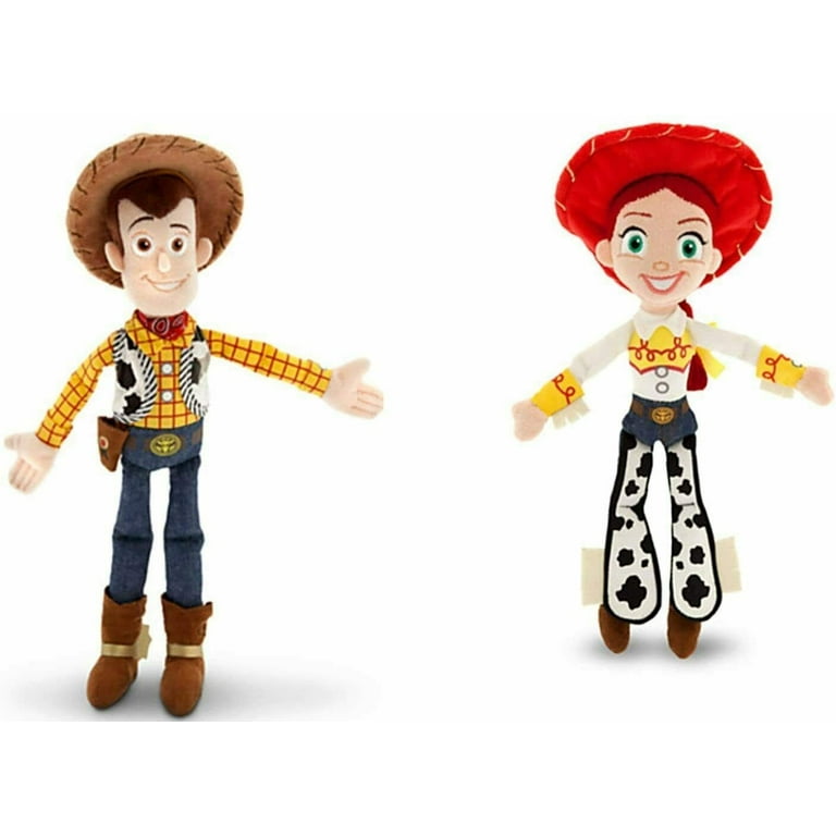 Toy Story Jessie Woody 16” Plush Set Soft Figures Authentic