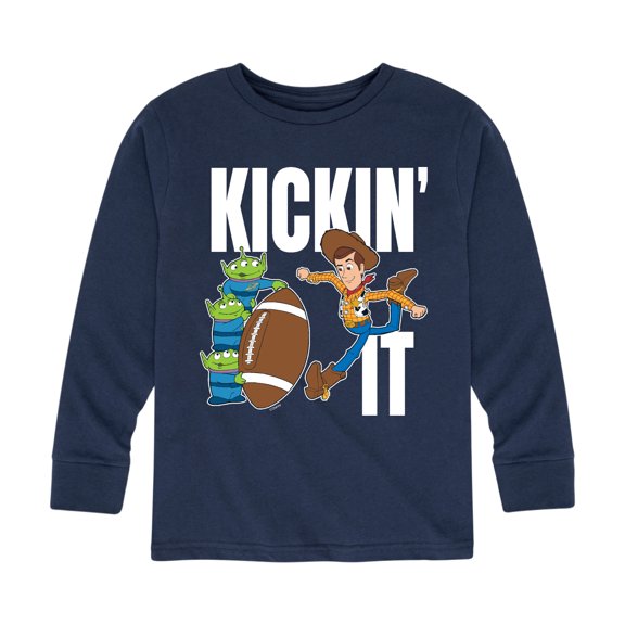 Toy Story - Kickin It - Toddler And Youth Long Sleeve Graphic T-Shirt
