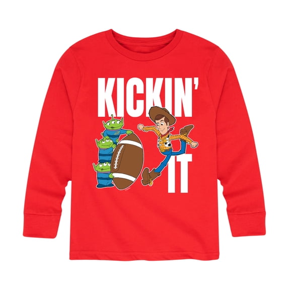 Toy Story - Kickin It - Toddler And Youth Long Sleeve Graphic T-Shirt