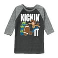 thumbnail image 1 of Toy Story - Kickin It - Toddler And Youth Raglan Graphic T-Shirt, 1 of 6