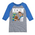 thumbnail image 1 of Toy Story - Kickin It - Toddler And Youth Raglan Graphic T-Shirt, 1 of 6