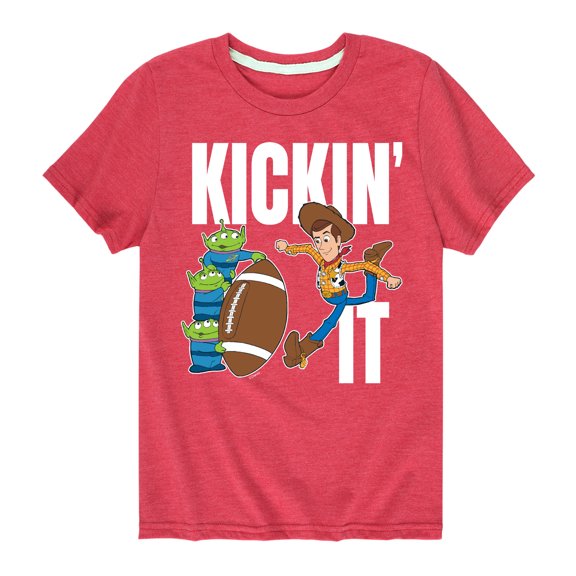 Toy Story - Kickin It - Toddler And Youth Short Sleeve Graphic T-Shirt