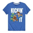 thumbnail image 1 of Toy Story - Kickin It - Toddler And Youth Short Sleeve Graphic T-Shirt, 1 of 5