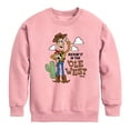 thumbnail image 1 of Toy Story - Kicking It In The Ole West - Toddler & Youth Crewneck Fleece Sweatshirt, 1 of 4