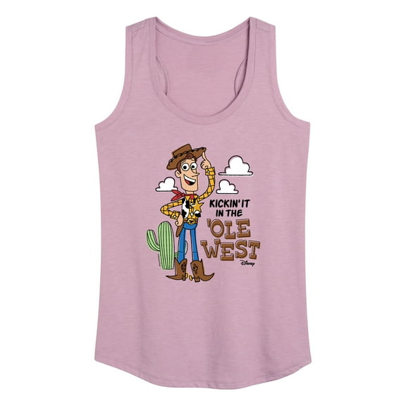 Toy Story - Kicking It In The Ole West - Women's Racerback Tank Top