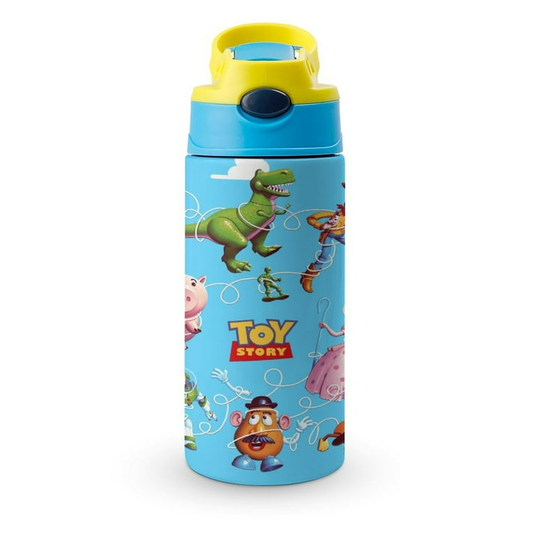 Toy Story Kids Water Bottle with Straw Lid Insulated Stainless Steel  Reusable Tumbler for Boys Girls Toddlers 12 oz