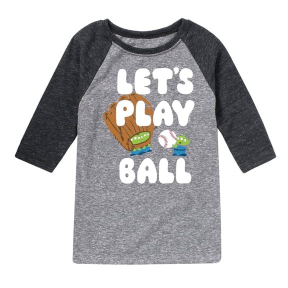 Toy Story - Let's Play Ball - Toddler And Youth Raglan Graphic T-Shirt
