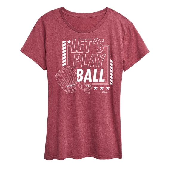 Toy Story - Let's Play Ball - Women's Short Sleeve Graphic T-Shirt