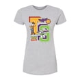 thumbnail image 1 of Toy Story - Letterman - Juniors Fitted Graphic T-Shirt, 1 of 4