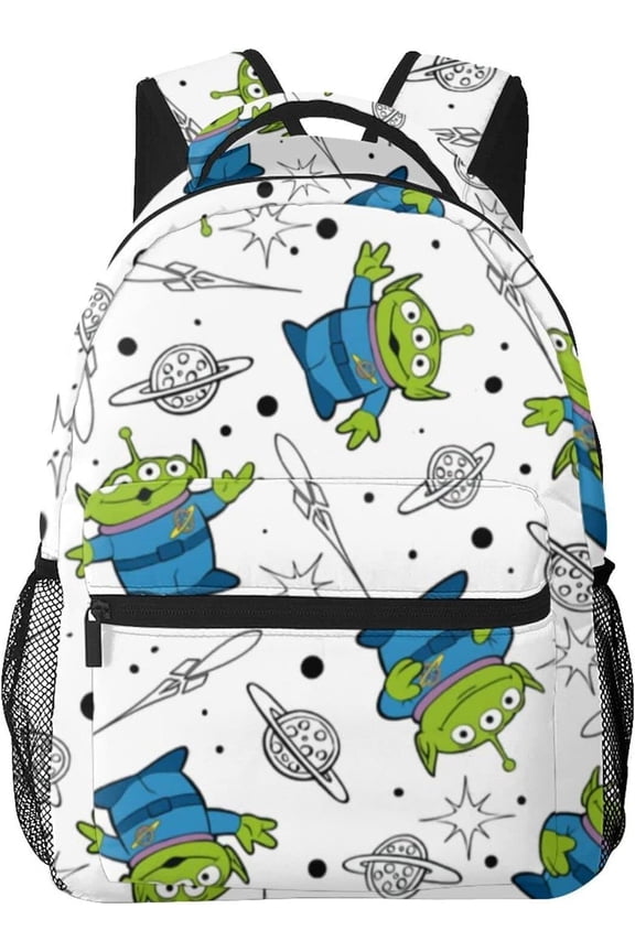 Toy Story Little Green Men Backpack Waterproof Large Capacity Animation Leisure Backpack Cute Women Travel Backpack