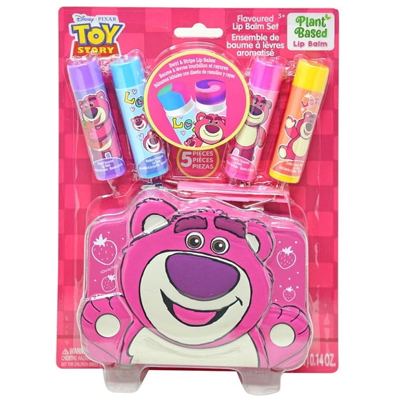 Toy Story Lotso 4pk Swirl Lip Balm with Tin on Card