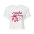thumbnail image 1 of Toy Story - Lotso Tickled Pink - Juniors Cropped Cotton Blend T-Shirt, 1 of 5