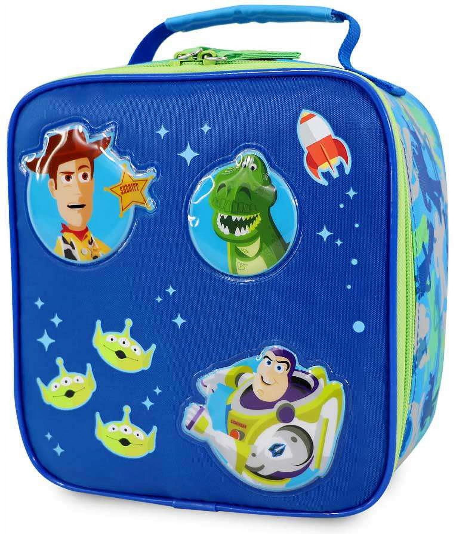 Buzz Lightyear Movie Lunch Bag w/ 2-Piece Snack Container Set Kids