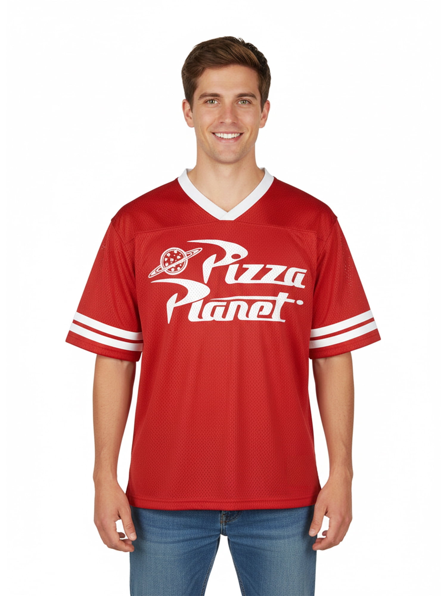 Toy Story, Men's & Big Men's Graphic Jersey, Pizza Planet Logo, Sizes S-3XL