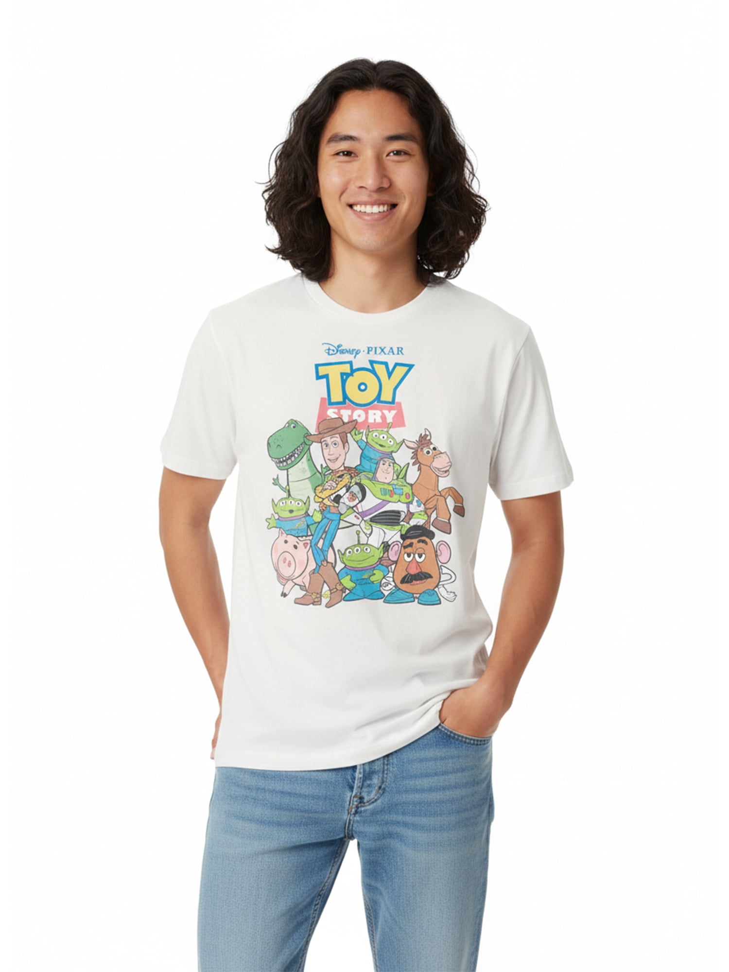 Toy Story, Men's & Big Men's Graphic Tee, Classic Crew, Sizes S-3XL