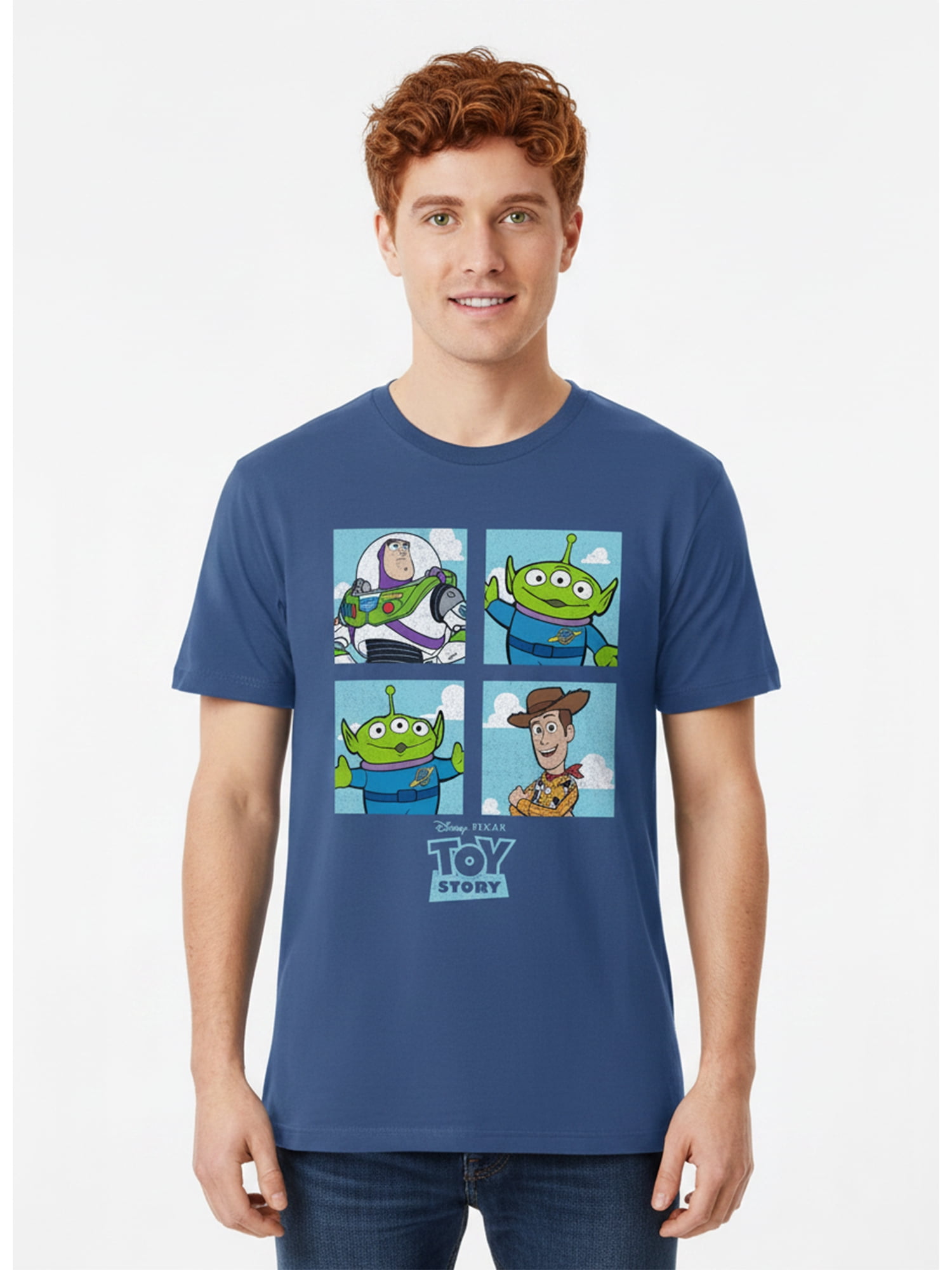Toy Story, Men's & Big Men's Graphic Tee, Four Box, Sizes S-3XL