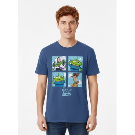 Pixar Toy Story, Men's & Big Men's Graphic Tee, Four Box, Sizes S-3XL