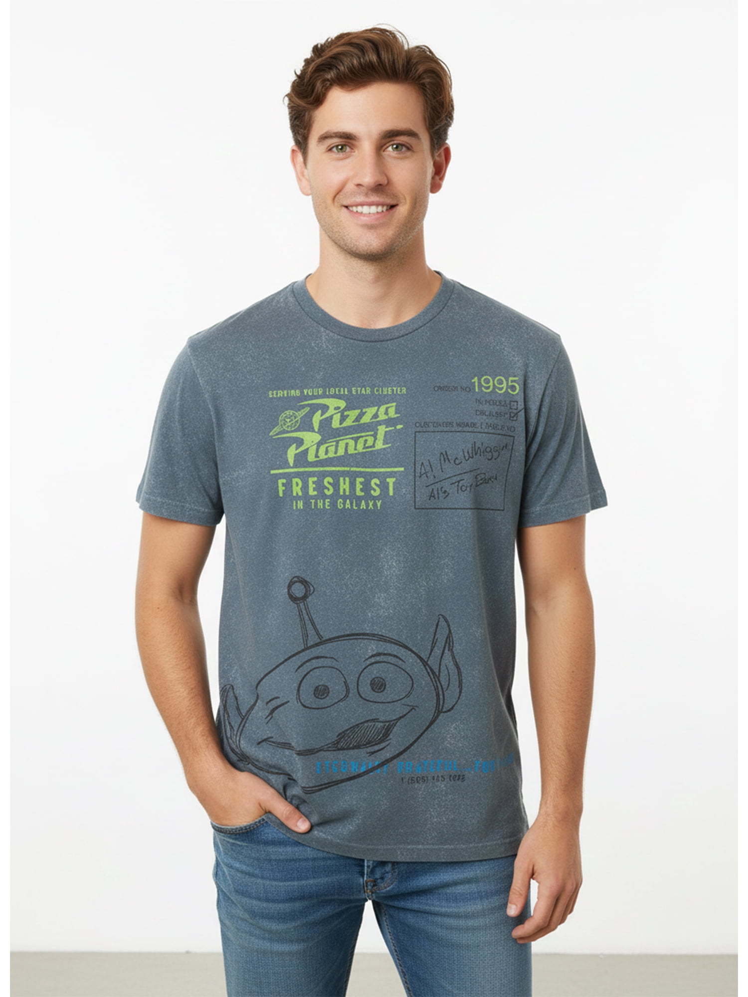 Toy Story, Men's & Big Men's Graphic Tee, Freshest in the Galaxy, Sizes S-3XL