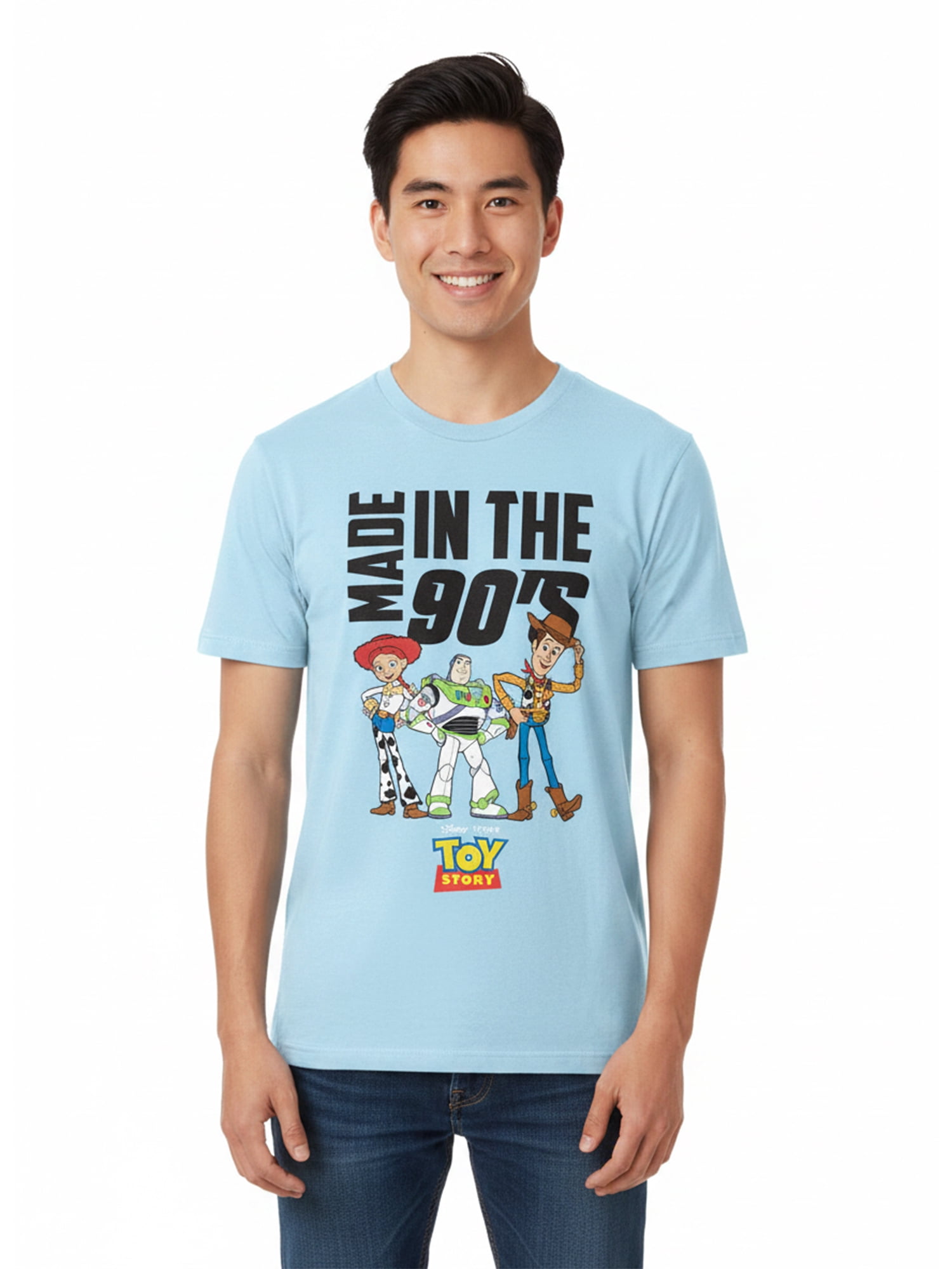 Toy Story, Men's & Big Men's Graphic Tee, Made in the 90s, Sizes S-3XL