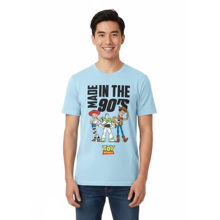 Pixar Toy Story, Men's & Big Men's Graphic Tee, Made in the 90s, Sizes S-3XL
