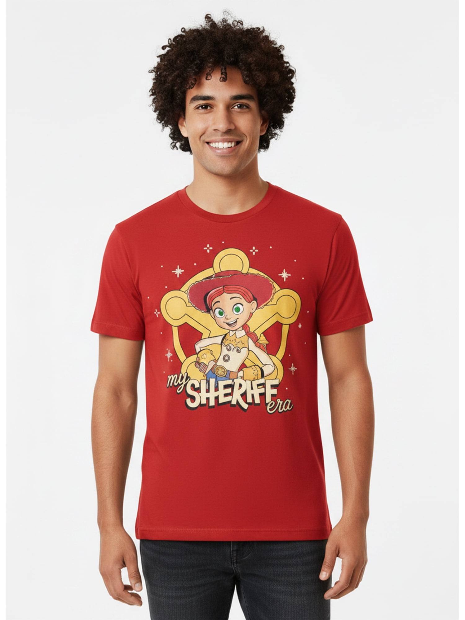 Toy Story, Men's & Big Men's Graphic Tee, My Sheriff Era, Sizes S-3XL