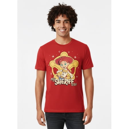 Pixar Toy Story, Men's & Big Men's Graphic Tee, My Sheriff Era, Sizes S-3XL